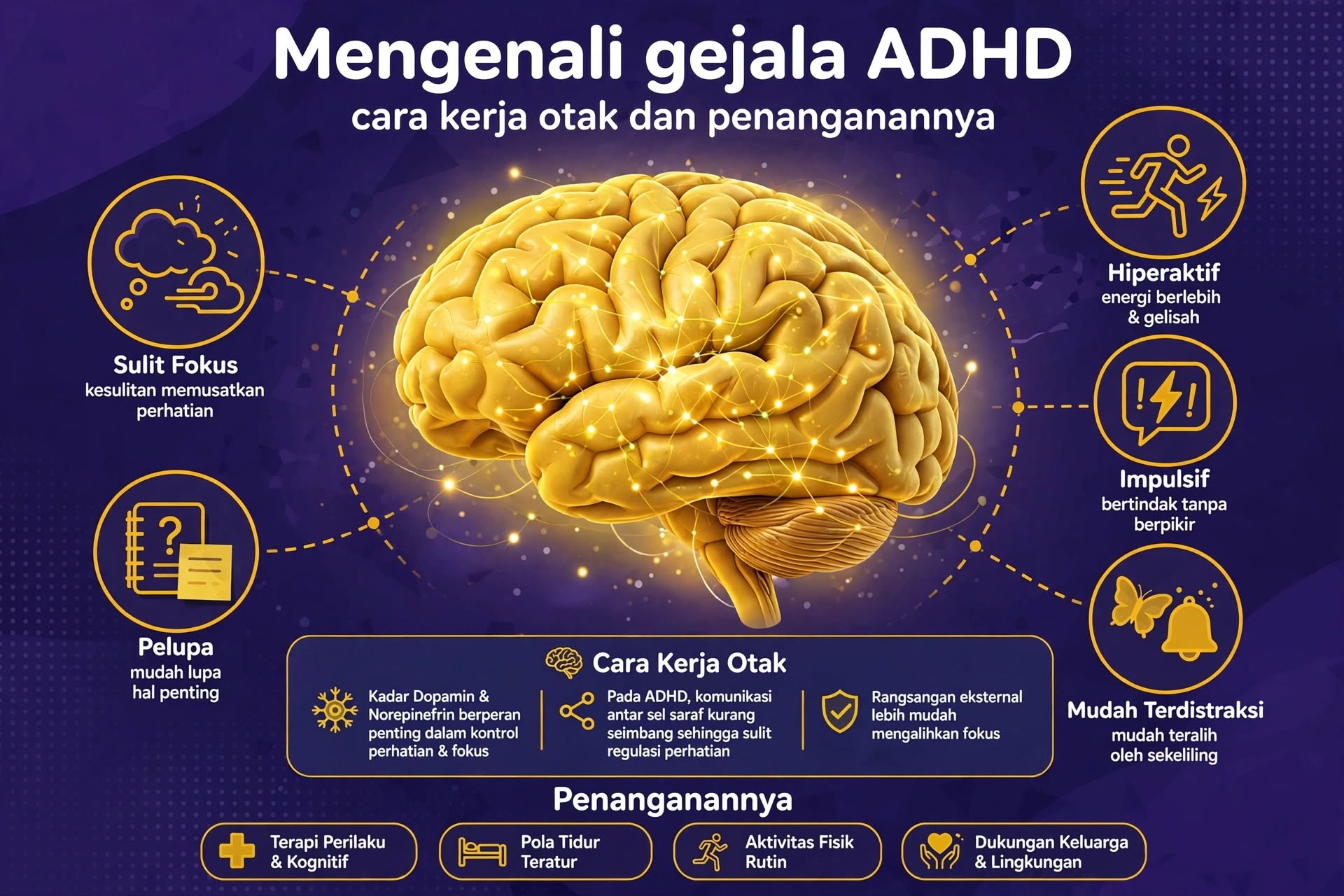 ADHD pada Anak: Mengenali Gejala, Cara Kerja Otak, dan Penanganannya